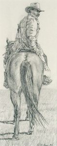 Patrick Douglass Cox: HORSE AND RIDER