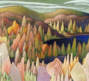 James Edward Hergel: ROLLING AUTUMN HILLS IN ALGOMA