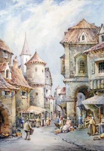 George Goodall: CONTINENTAL MARKET SCENE