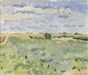 Reta Madeline Cowley: ALFALFA AND DISTANT STUBBLE
