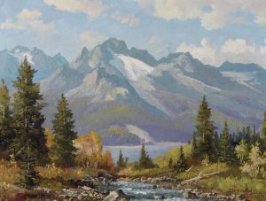 Duncan Mackinnon Crockford: UPPER SPRAY COUNTRY, ALBERTA
