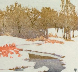 Walter Joseph Phillips: THE STREAM IN WINTER