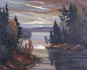 Gaston Rebry: AU COUCHER DU SOLEIL