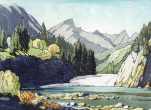 Margaret Dorothy Shelton: BOW FALLS, BANFF