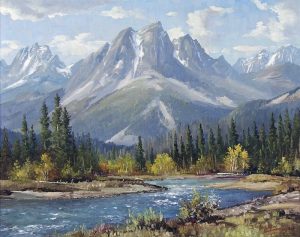 Duncan Mackinnon Crockford: AUTUMN IN THE GHOST RIVER VALLEY, ALBERTA