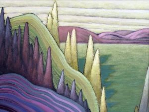 James Edward Hergel: SUN PEAKS THROUGH, LAKE SUPERIOR SHORELINE