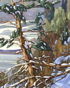 Gaston Rebry: PIN AU BORD DU LAC