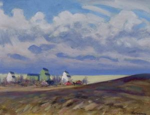 John Davenall Turner: BALZAC (FROM WEST), WINDY DAY