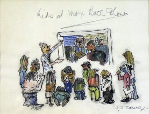 John Davenall Turner: KIDS AT MAX BATES SHOW