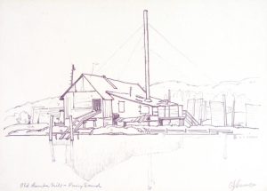 Alfred Joseph Casson: OLD LUMBER MILL – PARRY SOUND