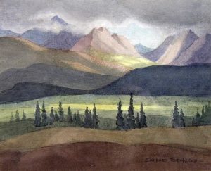 Barbara Roe Hicklin: ON THE ROAD TO HAINES (SOUTH OF HAINES JUNCTION)