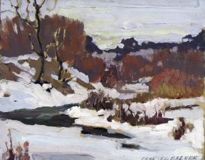 Ernest Conyers Barker: DON RIVER, YORK MILLS