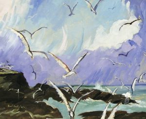 Earl Bailly: THE SEA GULLS ALIGHT