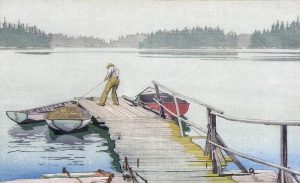 Walter Joseph Phillips: SHARP’S DOCK, PENDER HARBOUR