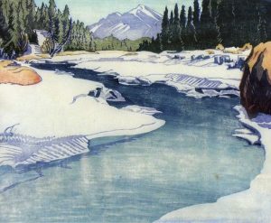 Margaret Dorothy Shelton: SPRAY RIVER AND GOAT MOUNTAIN