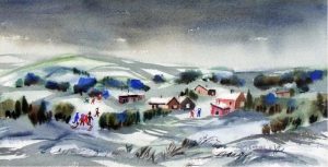 Janet Mitchell: OUT SLEDDING