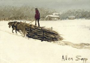 Allen Sapp: HAULING HOME A LOAD OF WOOD
