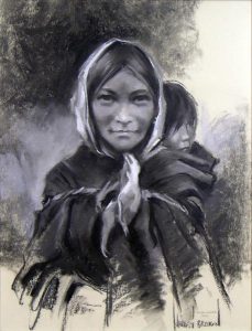 Harley Brown: YOUNG MOTHER, CREE
