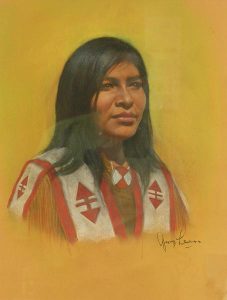 George Paul Lonn: NATIVE PORTRAIT