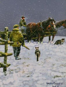 Michael Lonechild: STARTING TO SNOW AGAIN