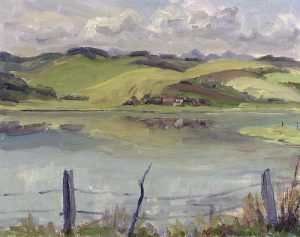 John Davenall Turner: SKETCH OF RED DEER LAKE