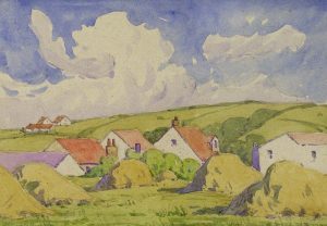 Mary Alexandra Bell Eastlake: FARM SCENE AFTER THE HARVEST