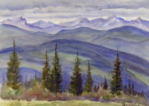 John Davenall Turner: CLOUD SHADOWS, SKYLINE TRAIL