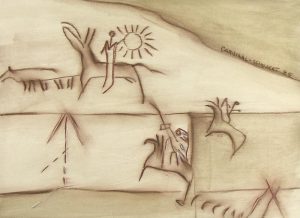 Joane Cardinal-Schubert: PICTOGRAPH OF HUNTING IMAGES