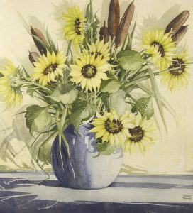 William Garnet Hazard: CONEFLOWERS & CATTAILS