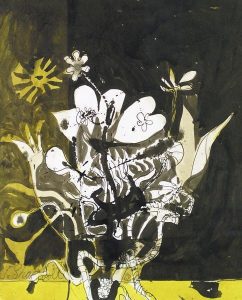 Jack Leonard Shadbolt: FLORAL COMPOSITION (WINTER GARDEN SERIES)
