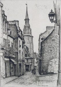 Caroline Helena Armington: LA RUE DE L’HORLOGE A DINAN