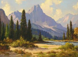 Roland Gissing: MT. CHRISTIE, ATHABASCA RIVER