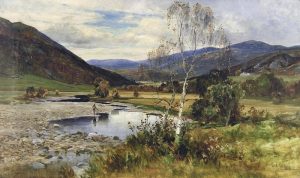 George Gray: FISHING AT A HIGHLAND STREAM