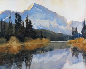 James Dichmont: MOUNT RUNDLE FROM VERMILLION LAKES