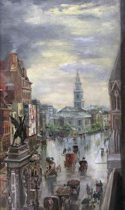 British School: ST. CLEMENT DANES (FROM THE WINDOW OF THE LAW COURTS BRANCH OF THE BANK OF ENGLAND)