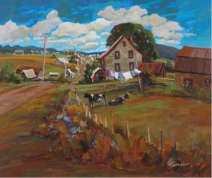 Louise Lecor Kirouac: VILLAGE DE LAMPTON, ESTRIE, QC