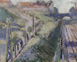 Kay Christensen: HILLSIDE ALONG THE BANKS OF A CANAL