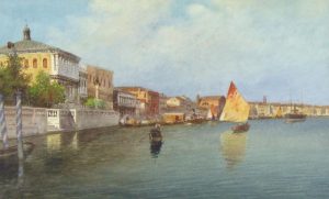 Eugenio Benvenuti: CANAL SCENE, VENICE