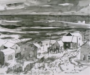 Henri Leopold Masson: HOUSES ON THE ST. LAWRENCE