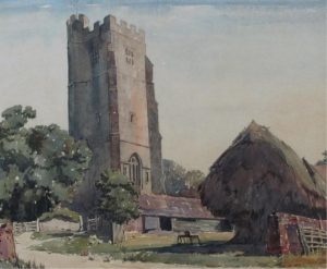 Alfred Crocker Leighton: ALDINGTON CHURCH, KENT