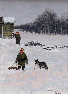 Michael Lonechild: GOING SLEDDING
