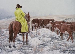 Arnold Mosley: MINNIE LAKE CATTLE DRIVE