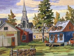 Claude Langevin: JOURNEE DE LESSIVE (PRES DU QUEBEC)