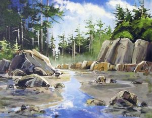 Allan Dunfield: WEST COAST SHORES (WEST SIDE OF VANCOUVER ISLAND)