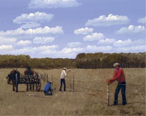Allen Sapp: FIXING THE FENCE