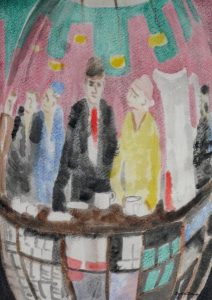 John Harold Thomas Snow: COUPLE AT THE BAR