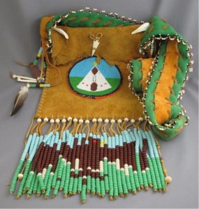 First Nations Artifact: BANDOLIER BAG