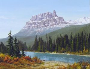 Roger Kamp: CASTLE MOUNTAIN & BOW RIVER