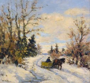 Berthe Des Clayes: THE YELLOW SLEIGH