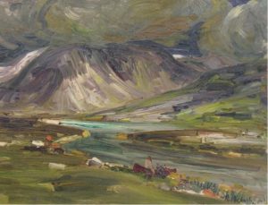 Rene Jean Richard: FOND DU FIORD (FAR END OF THE FJORD) ADLOYLIK, UNGAVA, QUEBEC